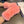 FINGERLESS HALF GLOVES IN ROUGE PINK RABBIT FUR 462276