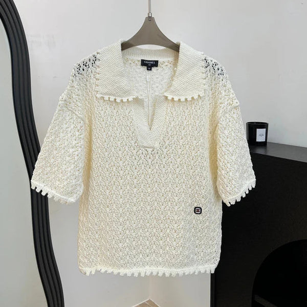 CC 2026 Knit Sweater Cream Cotton 637494