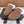 CC 26s Mule Mir Half-Slippers Brown White Shearing Suede 983862