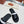LP SLIPPER PATHON BLACK CALFSKIN