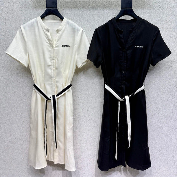 CC 26s Inspired Short-Sleeved Dress Polyester 398338