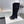 CC 26s Cap-Toe Knee-High Boots 4.5cm Black Stretch Suede 966839