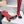 CC 26s Cap-Toe Knee-High Boots 4.5cm Red Stretch Lambskin 966841