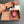 Leather Bag Charm Pink Red 240344