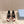 PRA 25s Ballet Flats with Small Buckle Brown White Cow Printed Calf-hair 449702
