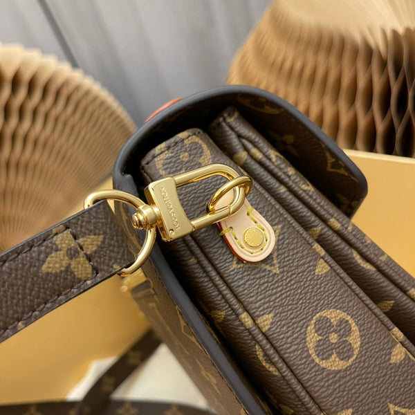 BLLV pochette metis 25 brown monogram canvas