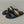HM Men's Jackson Sandals Black Mix Orange Cowhide 686964