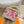 LV Fur Slippers Light Brown With Pink Text Pure Wool