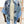 Jungle Love Stamped Scarf 140 CM In Blue Colorful Cashmere And Silk 210984