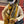 Selle De Dignitaire Bandana Shawl 200 CM In Yellow Brown Colorful Cashmere 265335