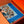 EXOTIC PARADISE CASHMERE SCARF 200 CM COBALT BLUE MIX COLORFUL CASHMERE
