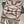 MEDALLION SCARF 235 CM IN PEANUT BROWN MIX WHITE WOOL 399899