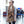 SCARF 200 CM IN MEDIUM BROWN CASHMERE WITH COLORFUL FLOWER 405254