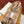 CC Scarf 190 CM In Dark Beige With Brown Stripes Wool  420037