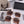 MONTAIGNE SUNGLASS CD3022 IN BROWN METAL