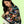 GG Horsebit 135CM Black Colorful Cashmere Silk 275259