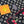 LV X TM Monogram Scarf 180CM Black Red Cashmere 293170