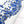 SQUARE SCARF 140 CM IN WHITE MIX COBALT BLUE CASHMERE AND SILK 390940