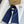 SCARF 180 CM IN NAVY BLUE CASHMERE 398419