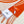 Scarf 180 CM Orange Mix Light Beige Cashmere