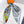 Retour A La Nature Shawl 135CM In Black White Colorful Cashmere And Silk