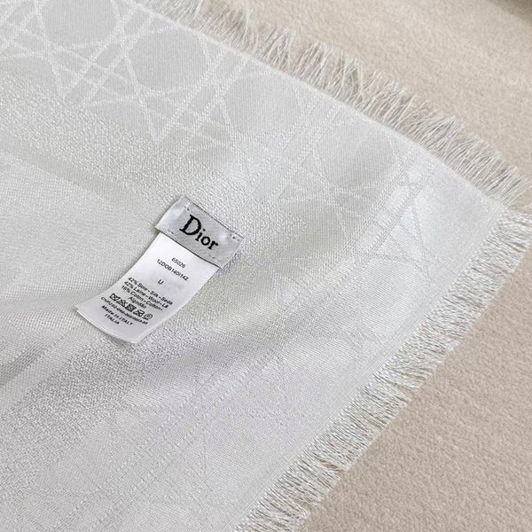 CD 26s Scarf 140cm Silk & Cashmere 303198