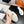 mule sandal flower white calfskin