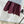 Miu Strapless dress Burgundy Gray Cotton Polyester 349736