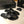 FLAT THONG IN BLACK CALFSKIN