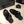 FLAT THONG IN BLACK CALFSKIN