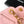 CC 25C Hobo Bags 20cm Light Pink Grained Calfskin
