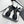CC 25SS Sandals Three Straps Black Calfskin 338325