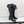 CC Big Bow Chunky Long Boots 80mm Black Cowhide 427064
