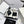 CC 26SS Black White Quilted Lambskin 726546