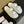 dad sandal white quilted lambskin