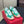 Upvillage Trainer In Shamrock Green Mix Light Pink Suede With Laminated Calfskin 992727
