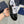 CD HOMME SNEAKERS BLACK CALFSKIN AND SUEDE