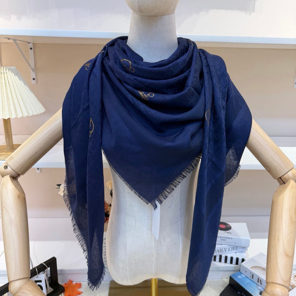 CD 26s Scarf 140cm In Cashmere Silk 281269