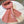 RECTO-VERSO MUFFLER 190 ROSE PINK CASHMERE