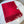 GG JACQUARD PATTERN KNIT SCARF 195 CM WITH TASSELS CHERRY RED 403746