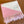 Geometric Scarf 151 CM IN Light Pink Mix White Cashmere