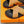 HM Men's Cross Strap Slide Orange Cowhide 544098