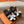 CHYPRE SANDAL OMBRE BLACK WHITE CALFSKIN
