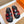 HM Men's Kazimir Sandals Black Red Calfskin 735748