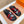 HM Men's Kazimir Sandals Black Red Calfskin 735748