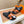 HM Men's Izmir Slide Orange Black Calfskin 744002