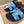 HM Men's Chypre Slide Blue Calfskin 748424