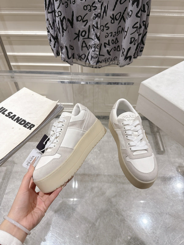 Prad 26s Downtown Sneakers Off White Re-Nylon Suede 968257