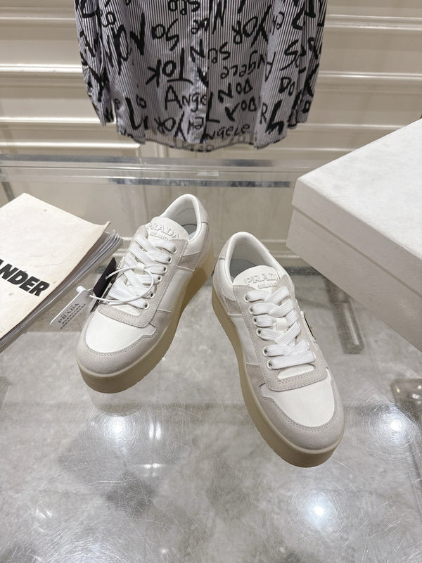 Prad 26s Downtown Sneakers Off White Re-Nylon Suede 968257
