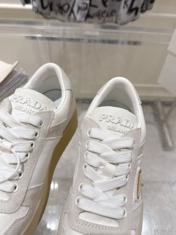 Prad 26s Downtown Sneakers Off White Re-Nylon Suede 968257